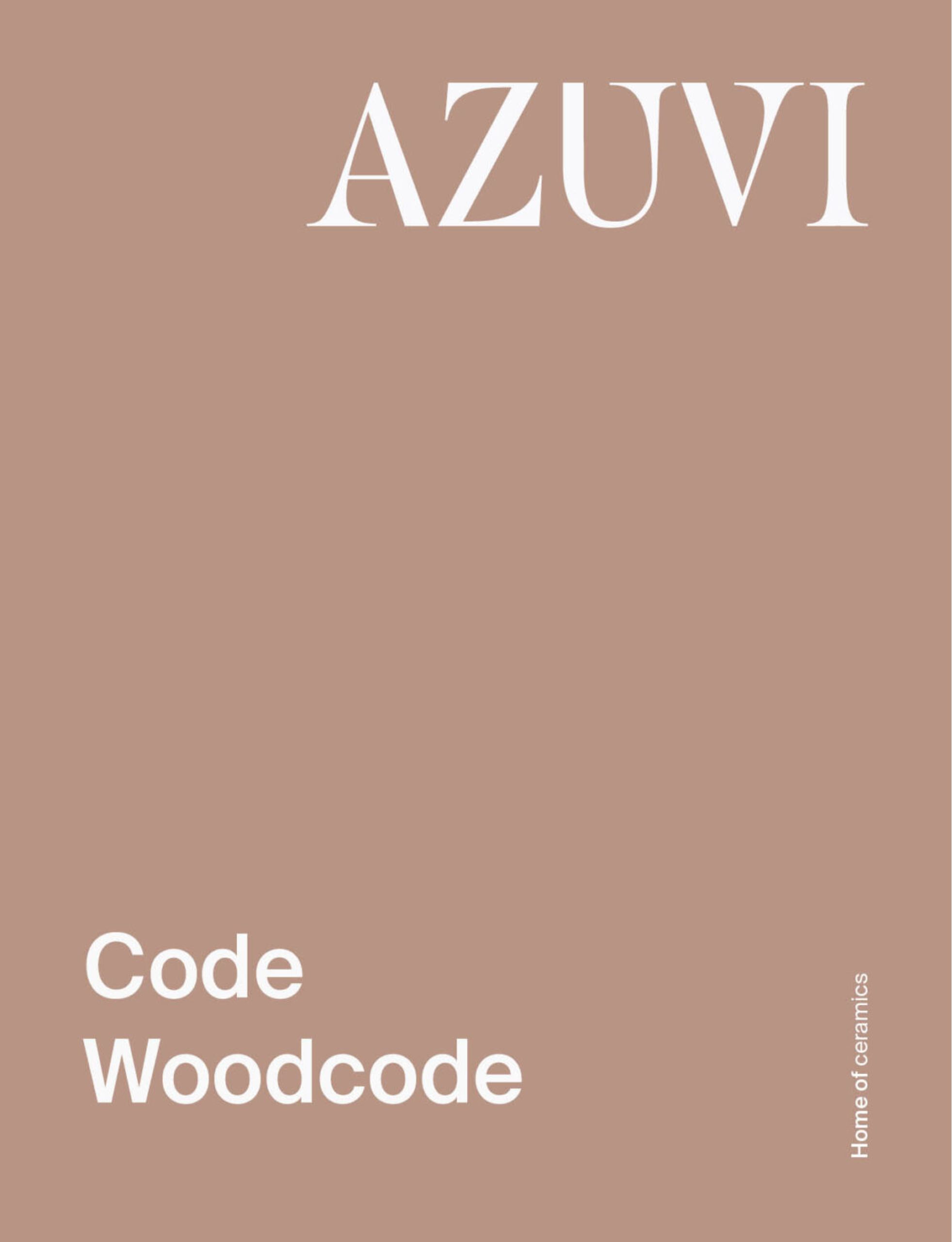 Portada del catálogo de Azuvi code woodcode