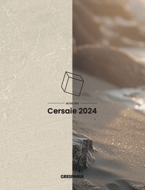 Portada del catálogo cersaie de Grespania 2024