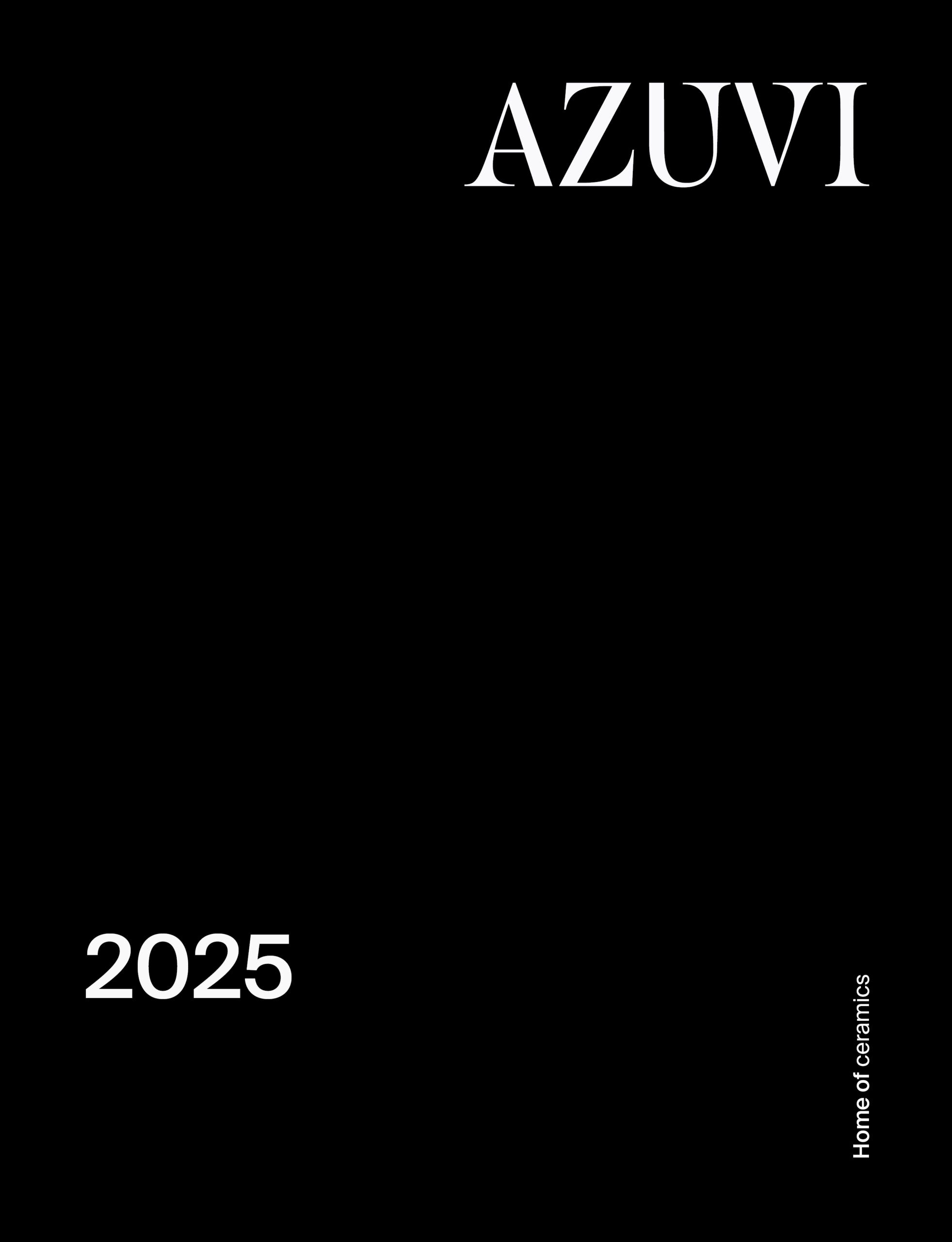 Portada del catálogo general 2025 de Azuvi