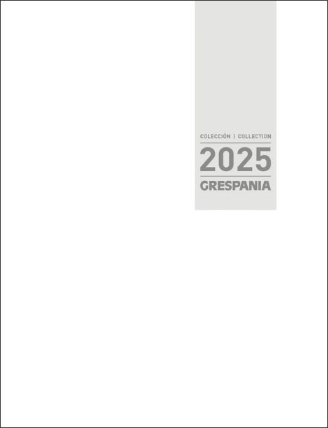 Portada del catálogo general de Grespania 2025