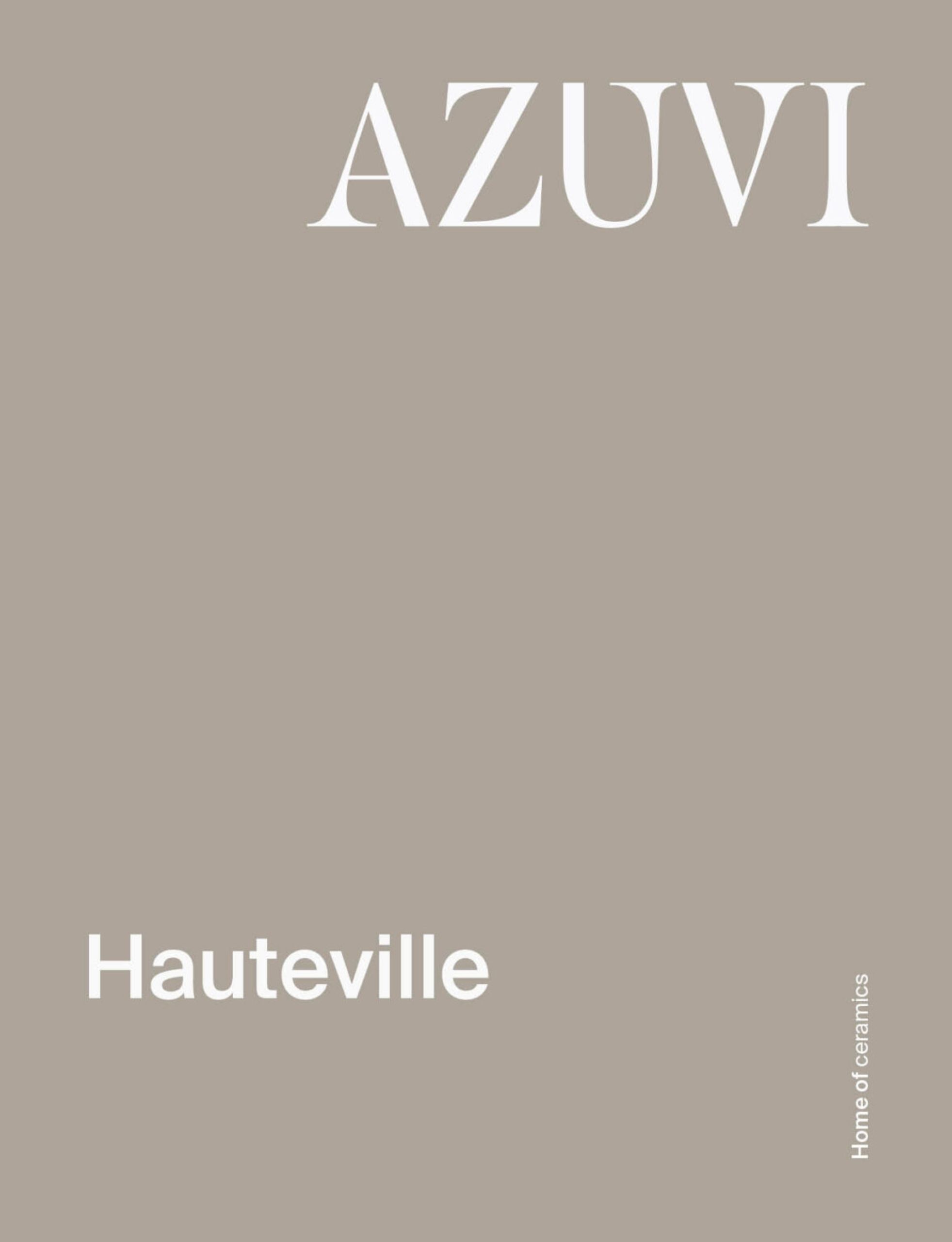 Portadadel catálogo hauteville de Azuvi 2025
