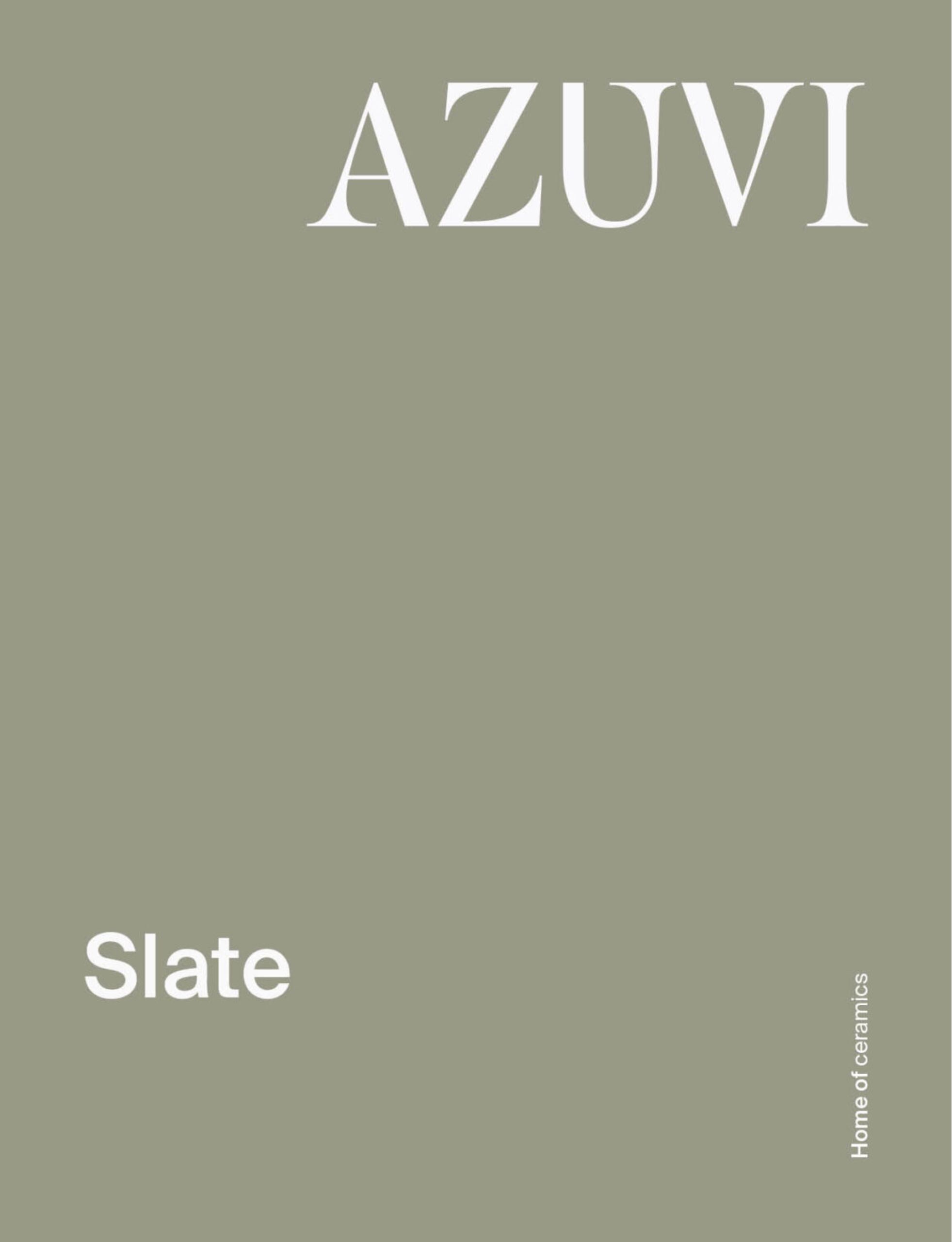 Portada del catálogo slate de Azuvi 2025
